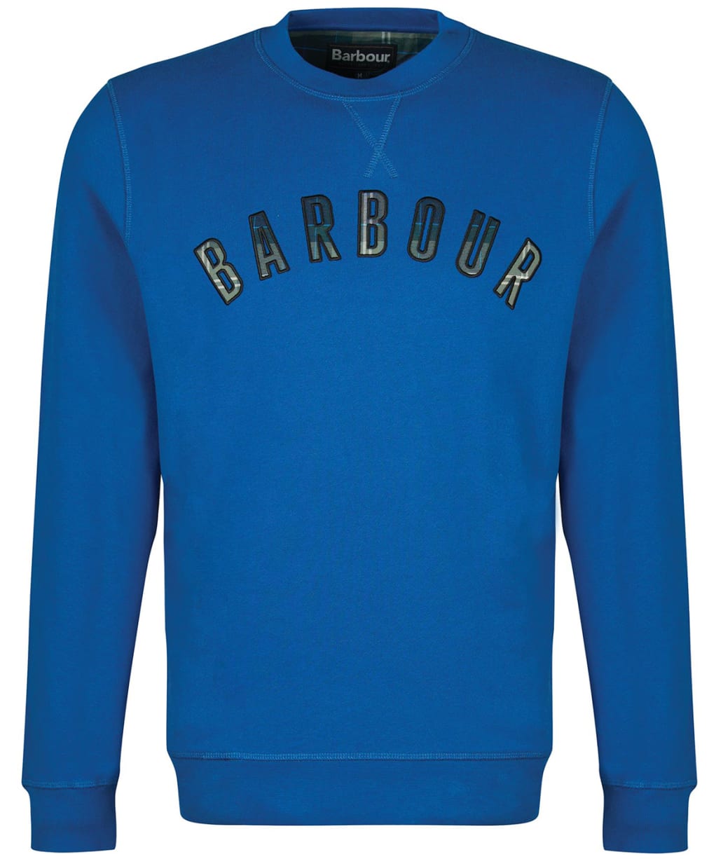 Men's Barbour Debson Crew Sweatshirt - Monaco Blue