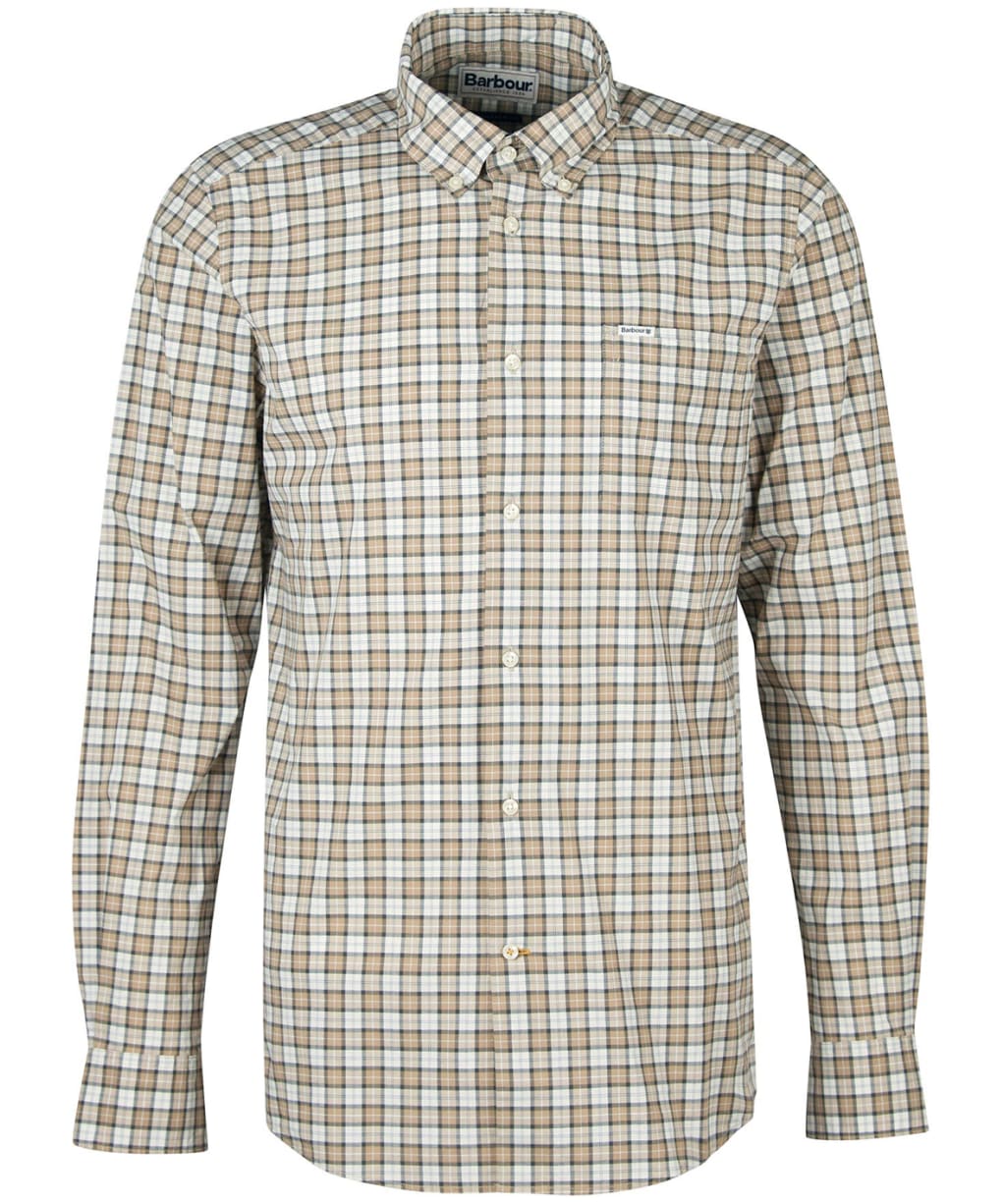 Men’s Barbour Lomond Tailored Shirt - AMBLE SAND TARTA