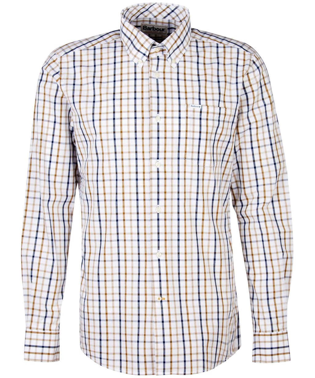 Men's Barbour Eldon Tailored Shirt - Stone