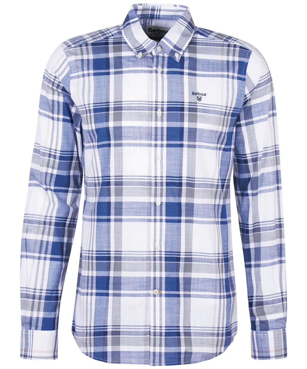 Men's Barbour Kidd Tailored Shirt - Deep Blue