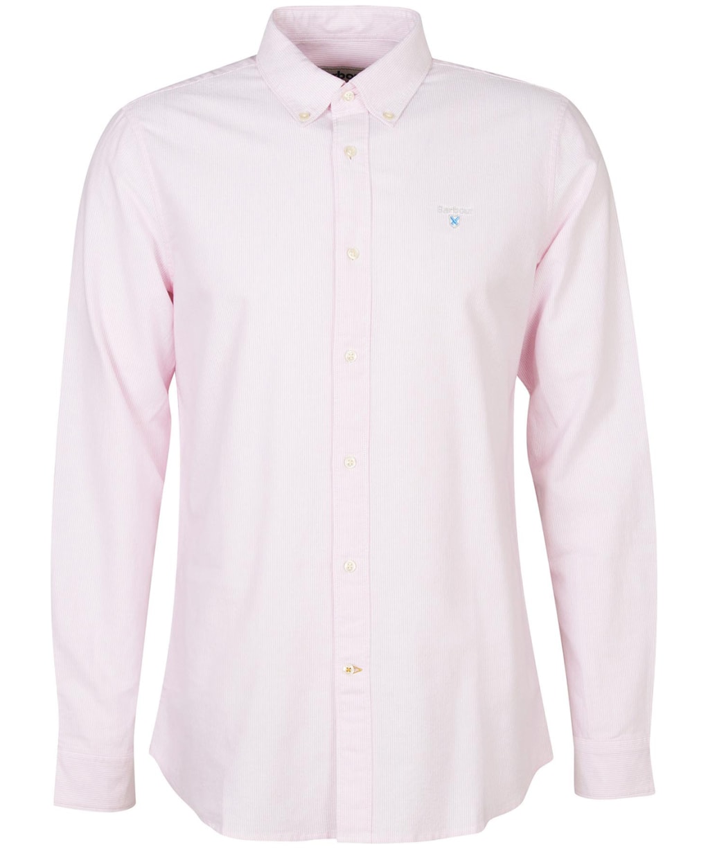 Men's Barbour Striped Oxtown Tailored Shirt - Pink