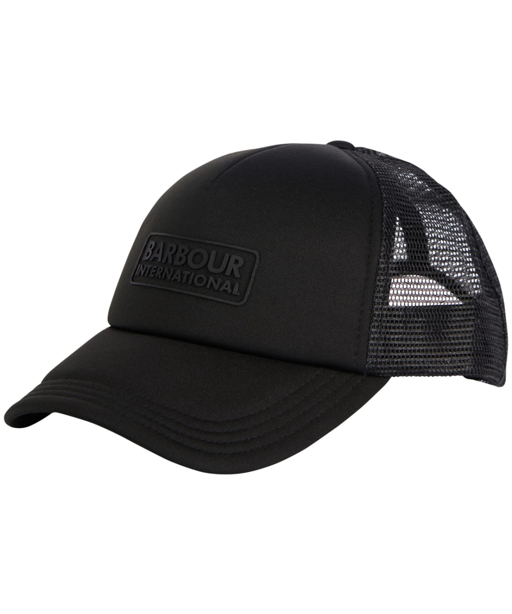 Men's Barbour International Heli Trucker Cap - Black