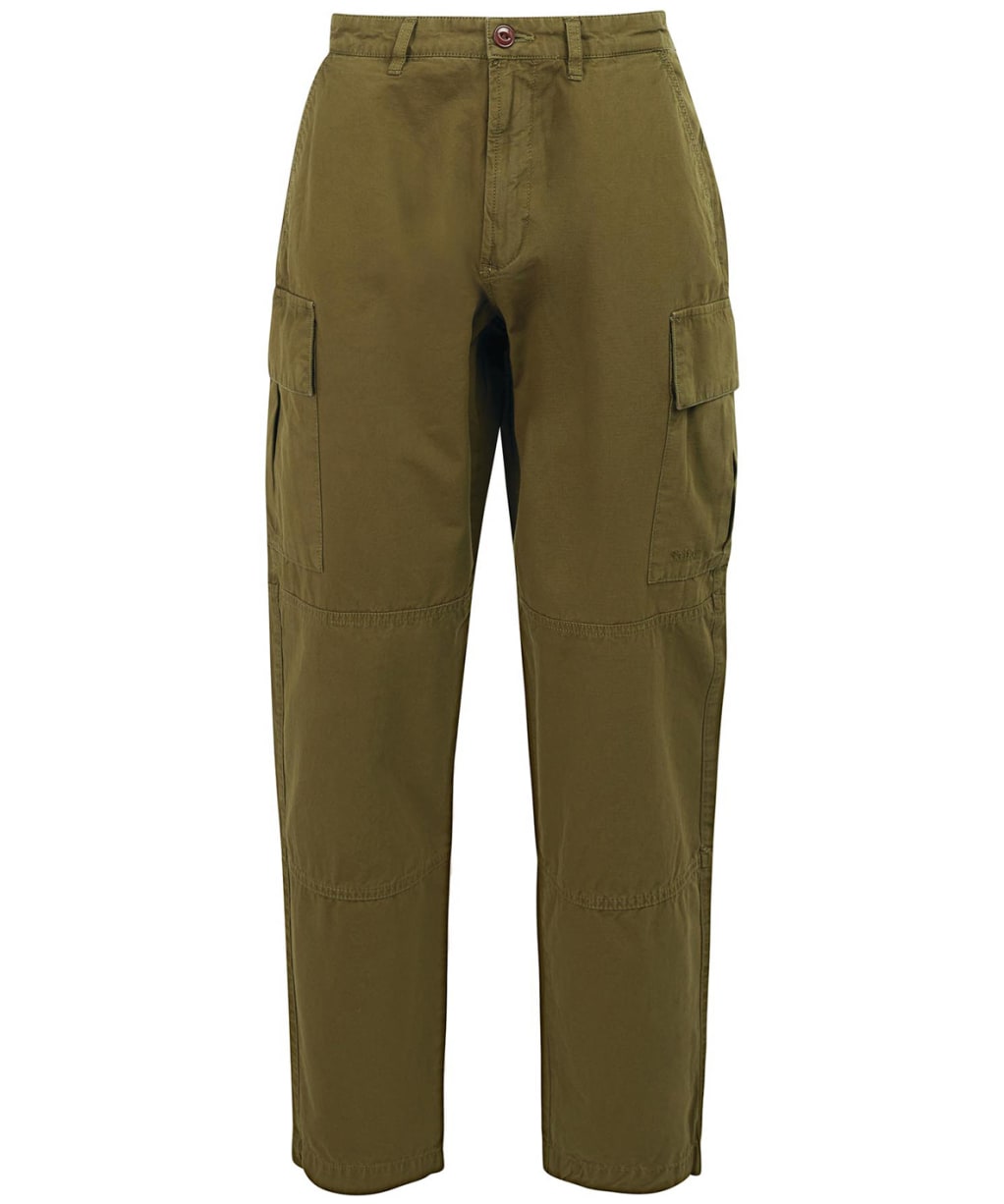Men's Barbour Essential Ripstop Cargo Trouser - Ivy Green