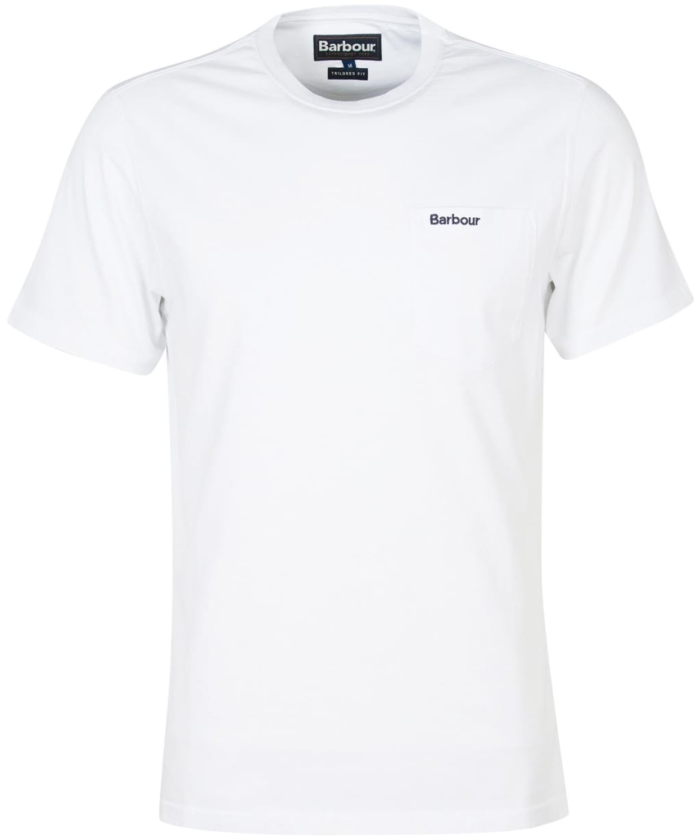 Men's Barbour Langdon Pocket T-Shirt - White