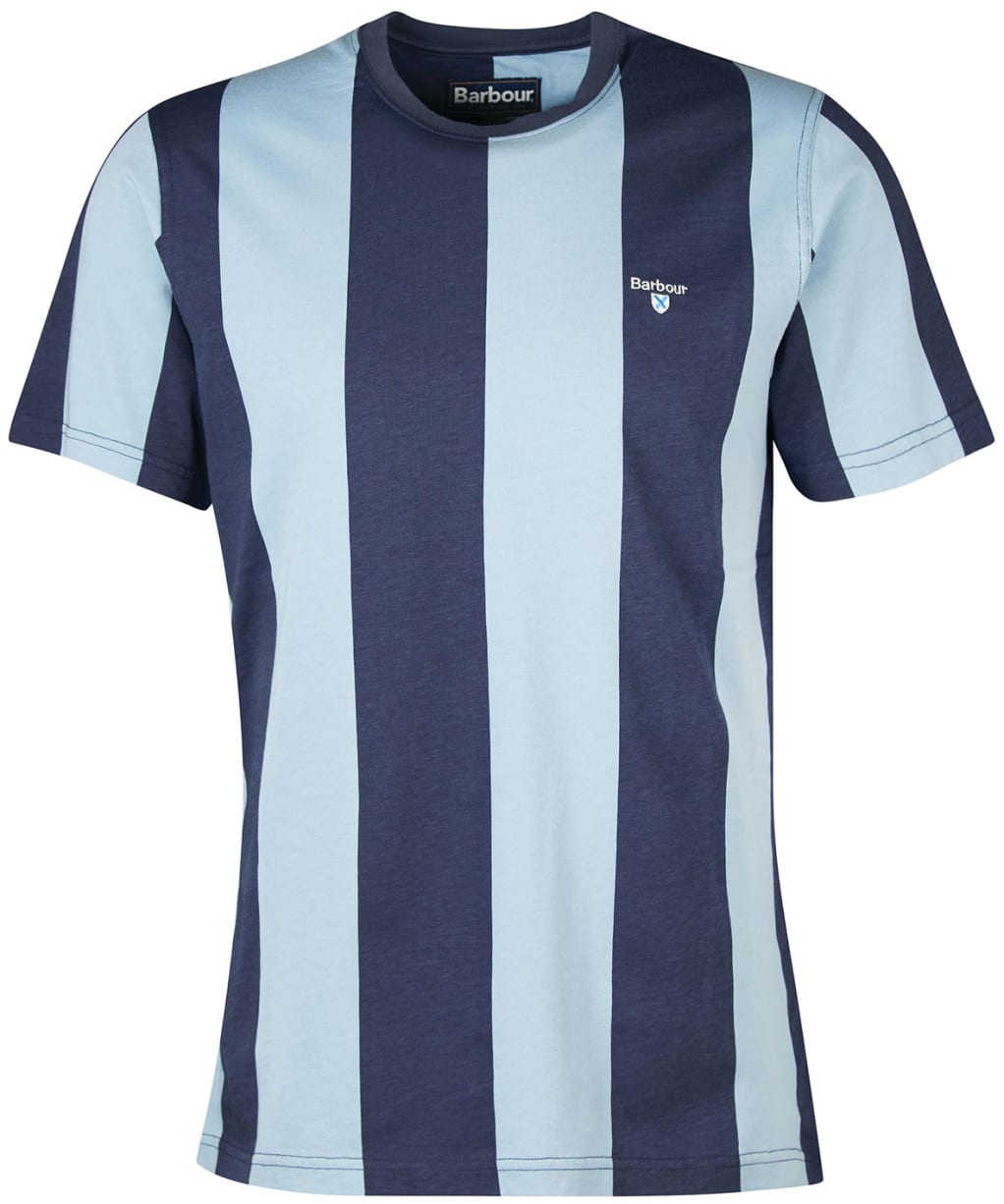 Men's Barbour Osborne Stripe Tee - Powder Blue