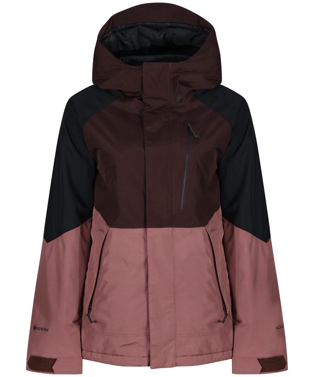 Women's Volcom Aris Gore Jacket - Black Plum