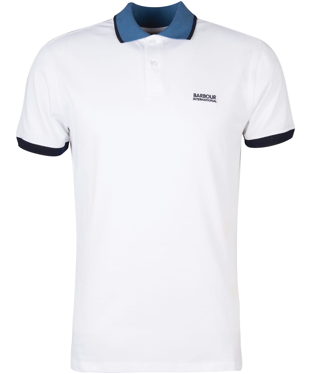Men's Barbour International Howall Polo Shirt - White