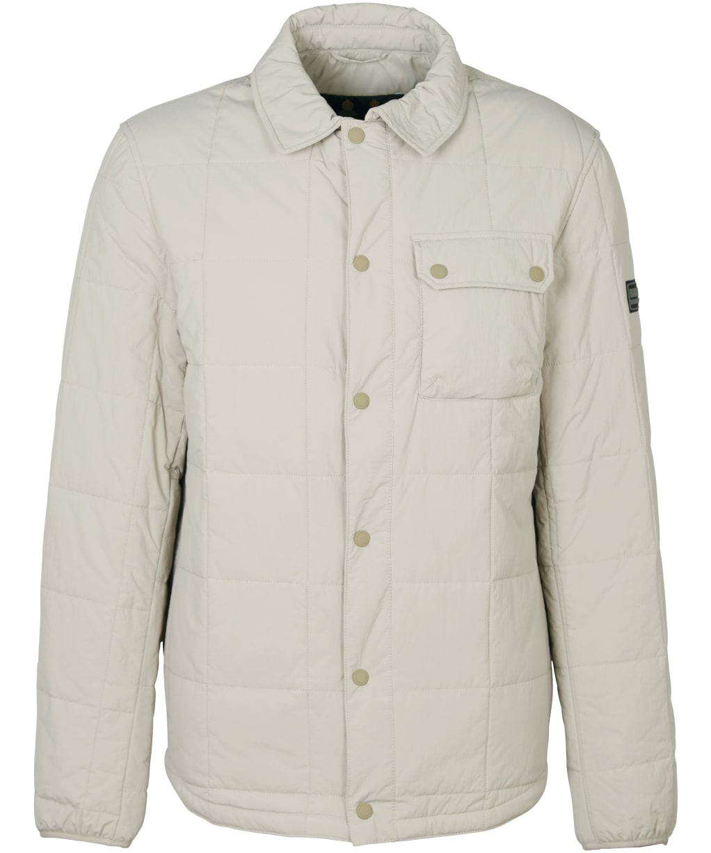Men's Barbour International Touring Quilted Jacket - Stone