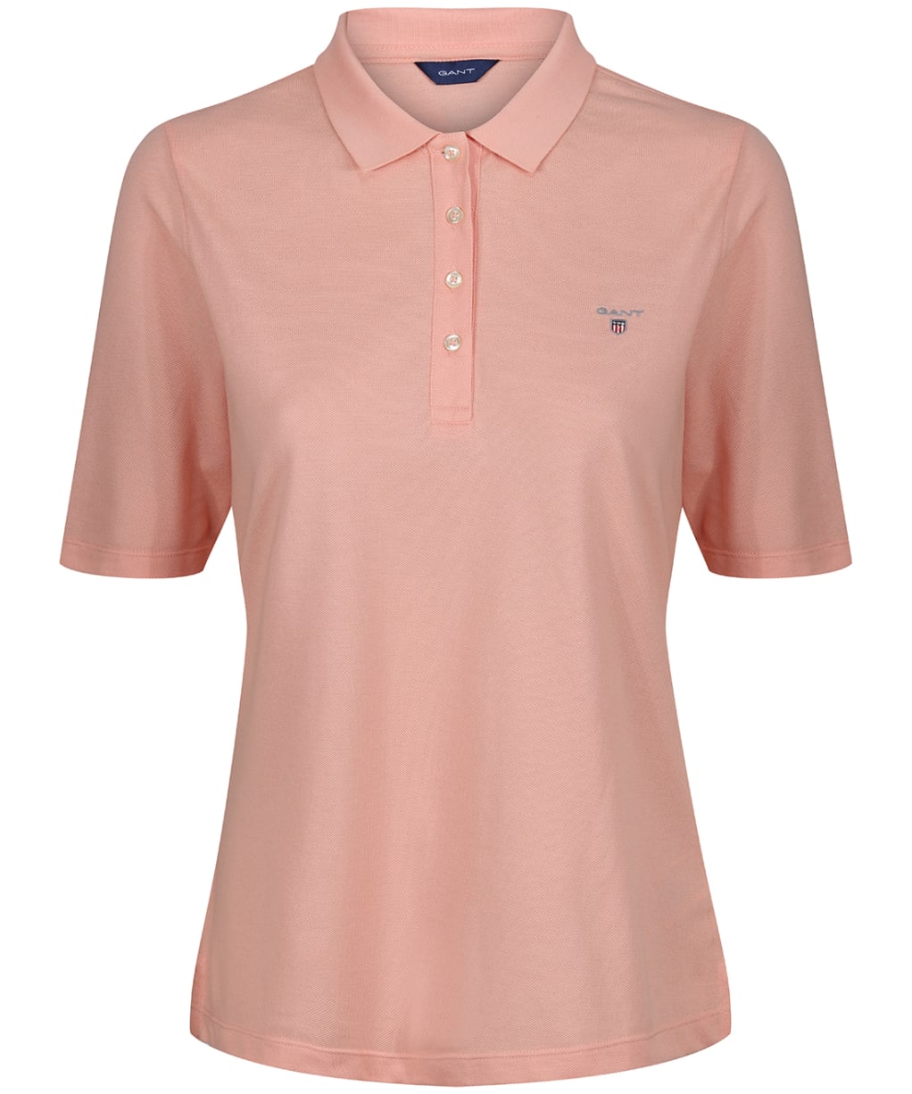 Women’s GANT Original LSS Pique Shirt - Guava Orange