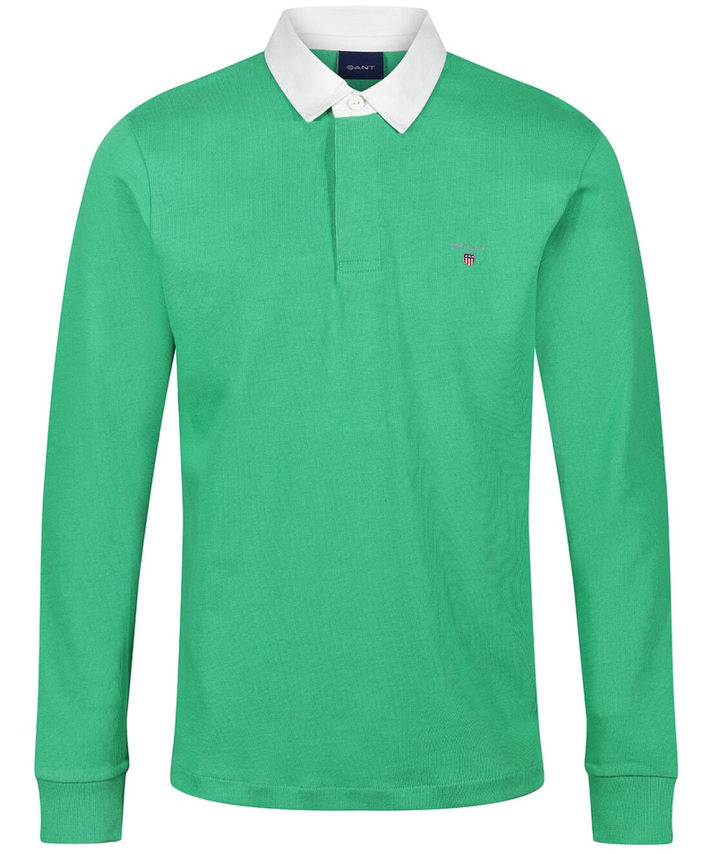Men's GANT Solid Heavy Rugger - Mid Green