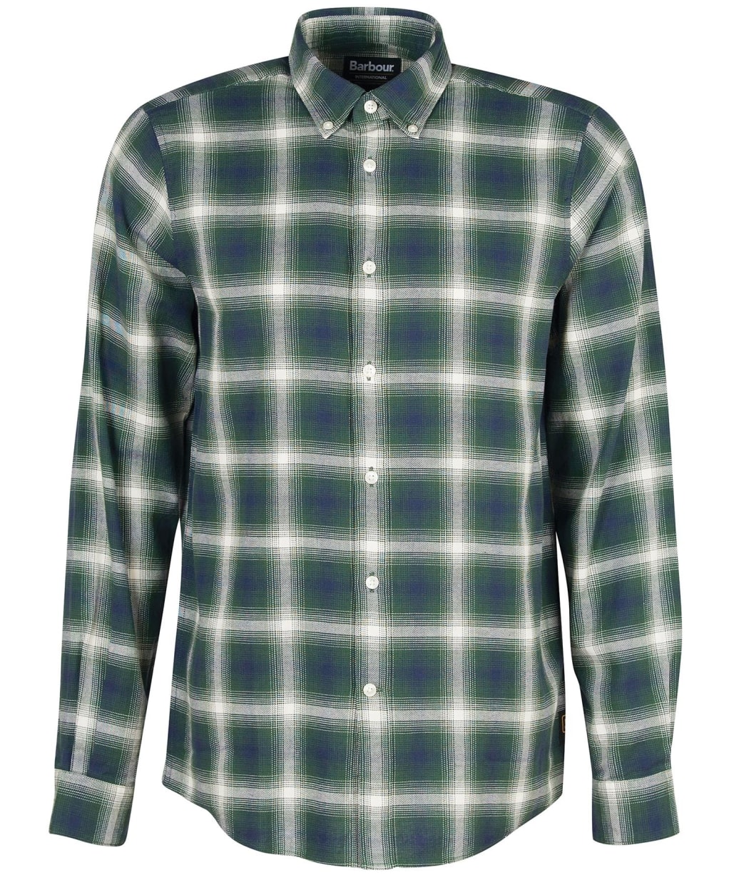 Men's Barbour International Kershaw Shirt - Racing Green