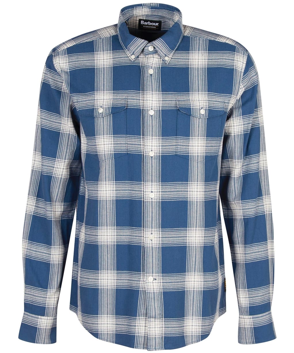 Men's Barbour International Turbo Shirt - Insignia Blue