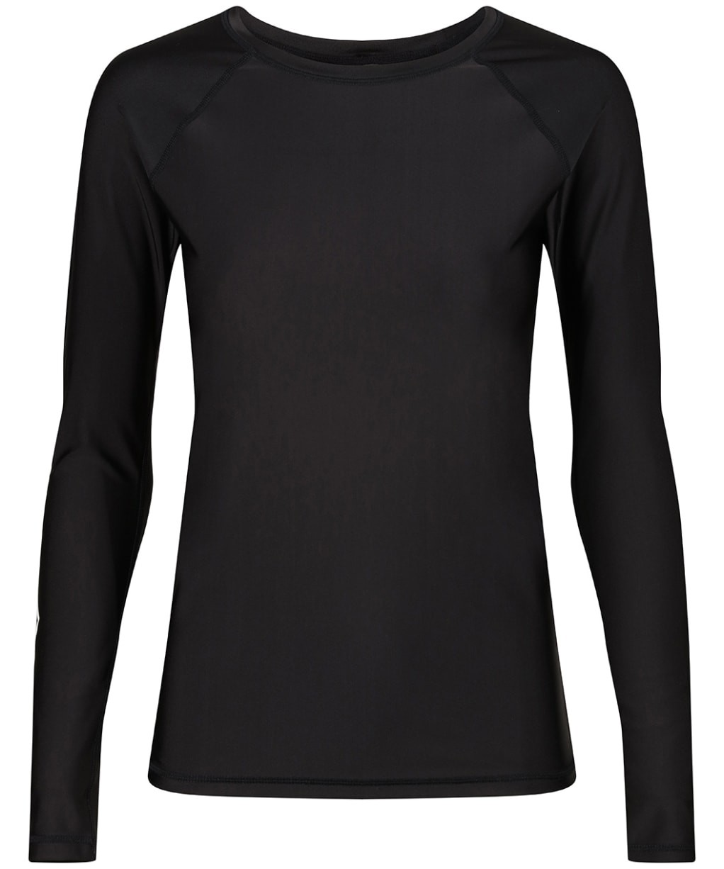 Women's Volcom Simply Core Rashguard LS - Black