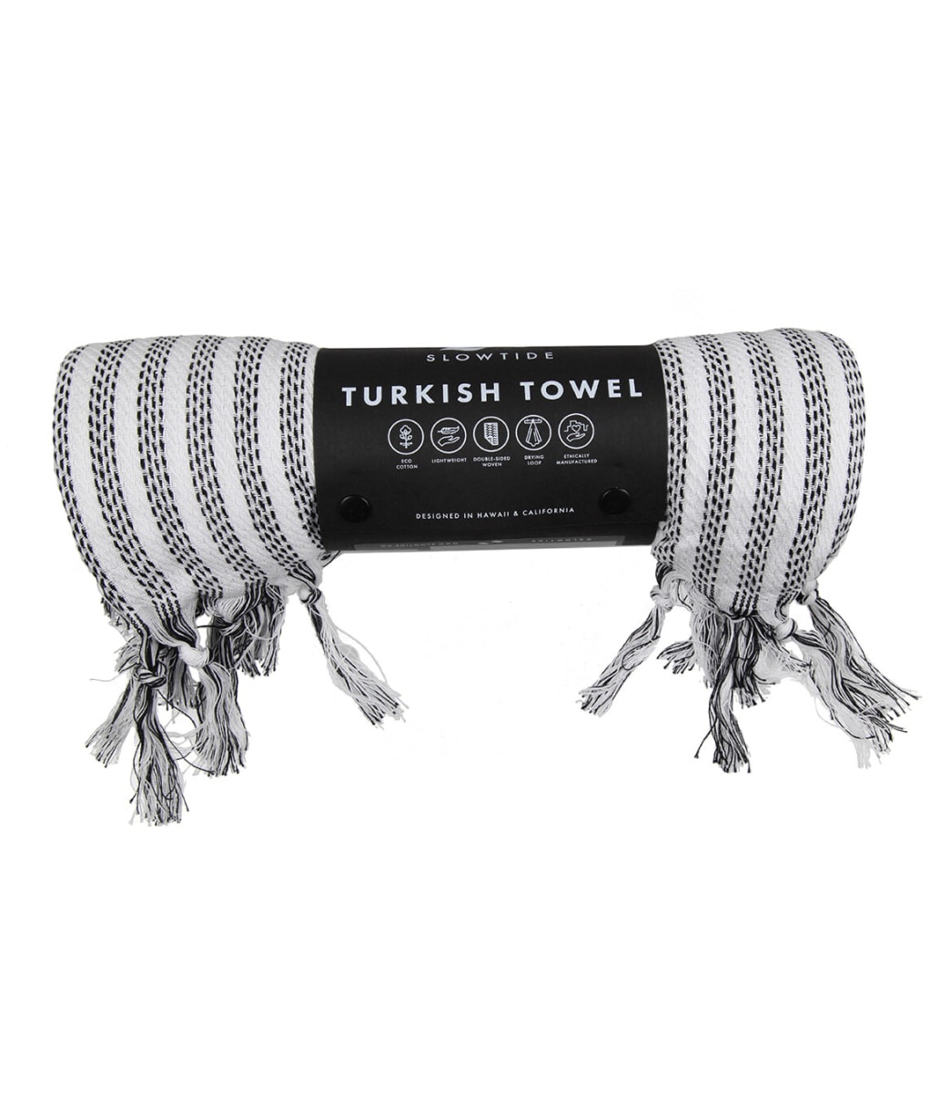Slowtide Koko Turkish Towel - Black