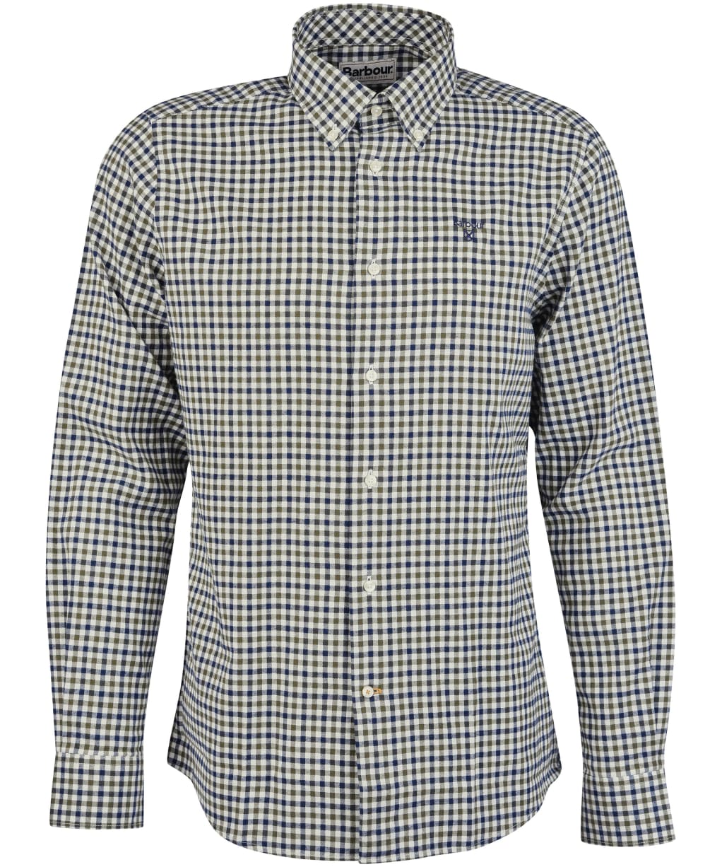Men's Barbour Finkle Tailored Shirt - Olive