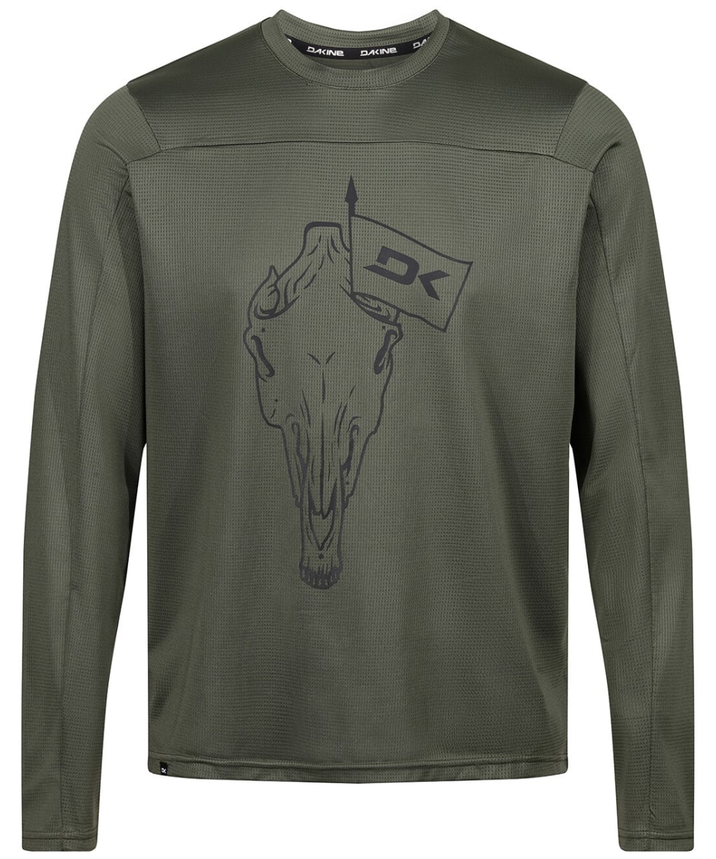 Men’s Dakine Syncline Long Sleeve Bike Jersey - Canopee Green