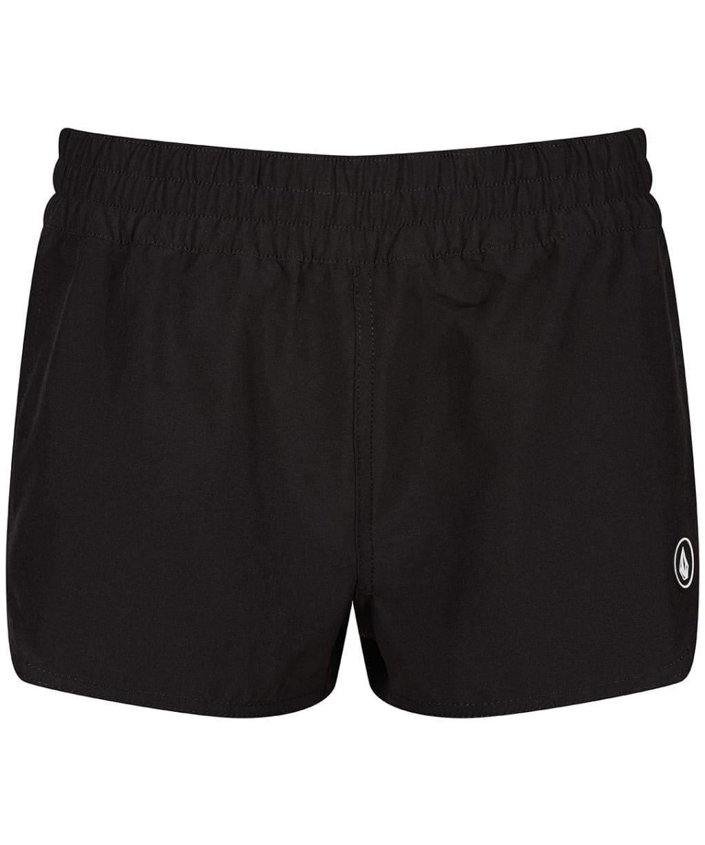 Women's Volcom Simply Solid 2 Boardshorts - Black