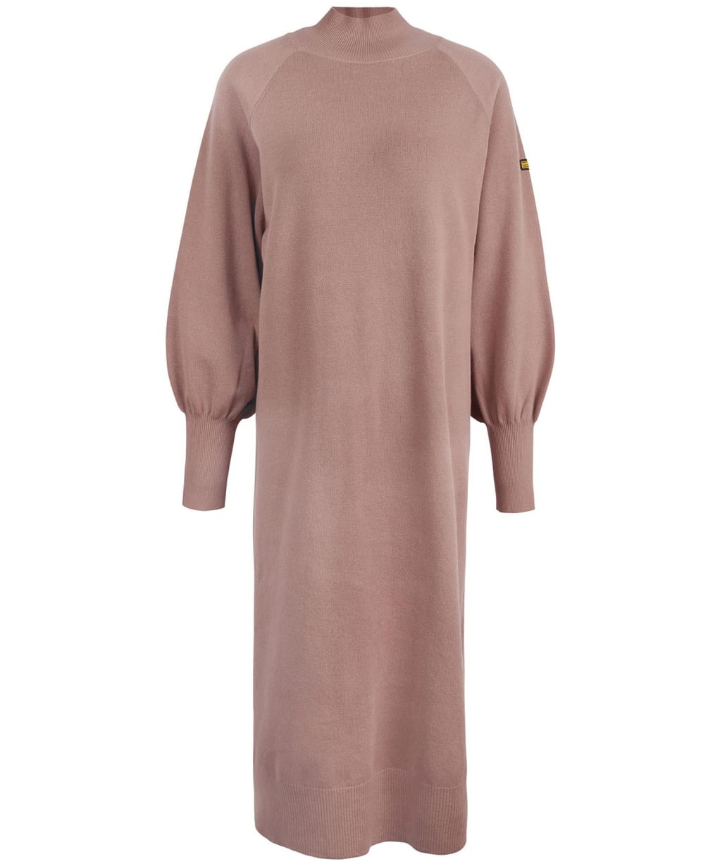 Women's Barbour International Aprila Midi Knit Dress - Camel
