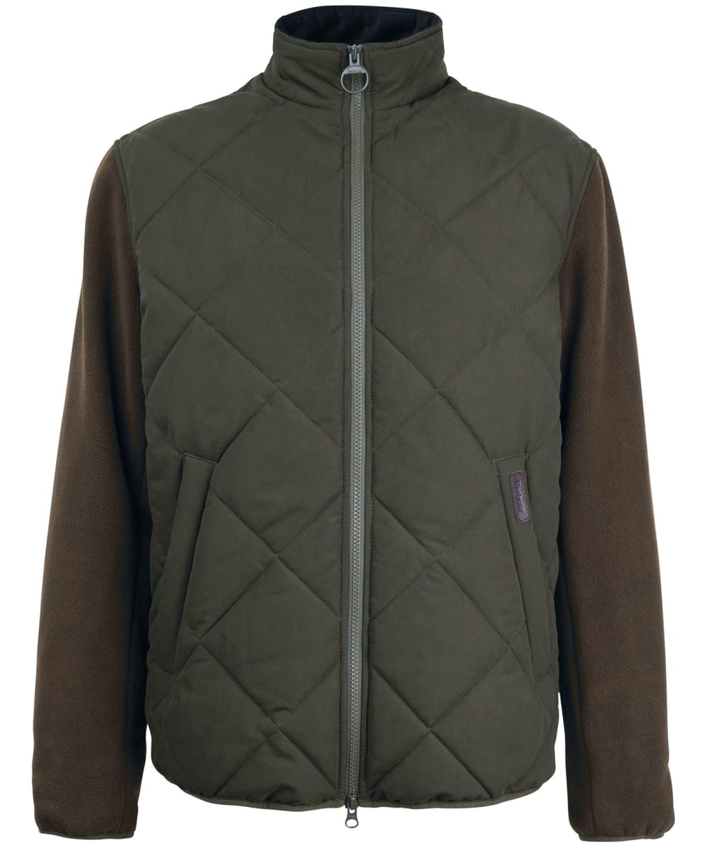 Men's Barbour Hybrid Fleece Jacket - Olive