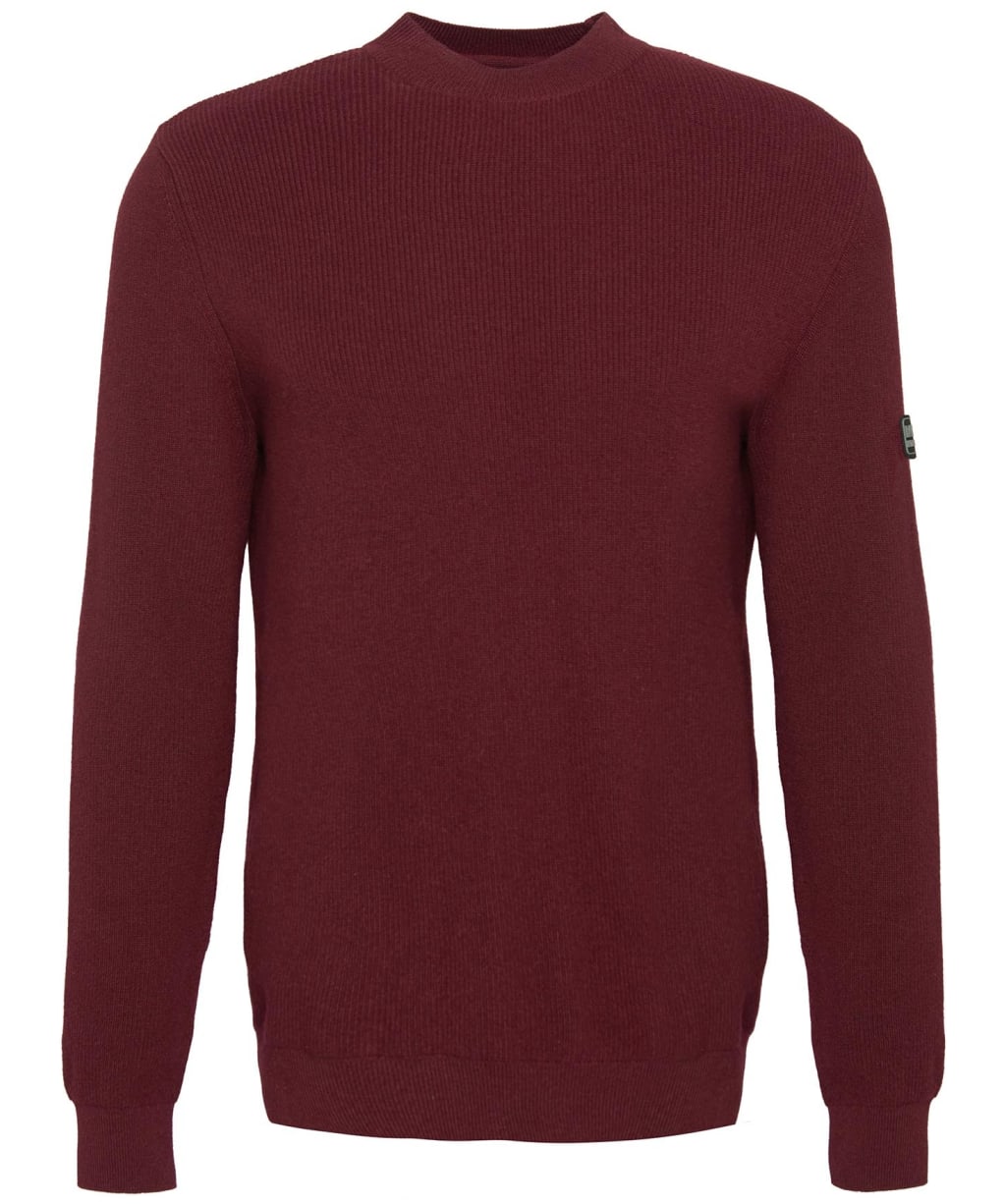 Men's Barbour International Corser Crew Knit - Bordeaux