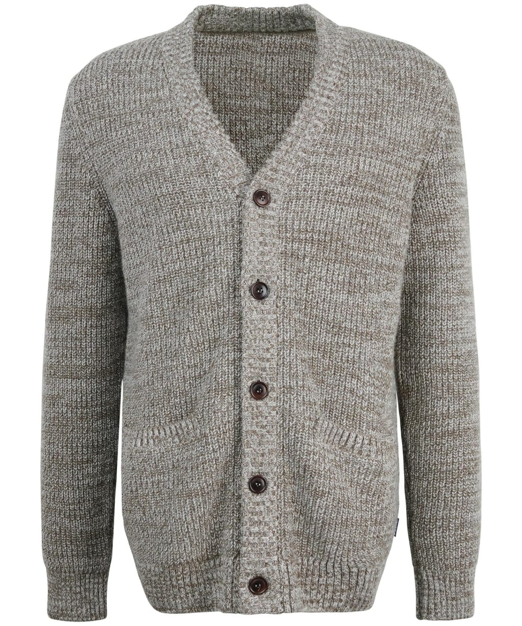 Men's Barbour Sid Cardigan - Stone Marl
