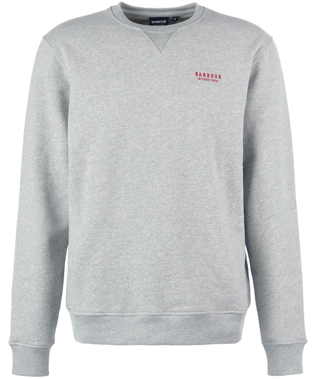 Men's Barbour International Charlton Crew - Grey Marl