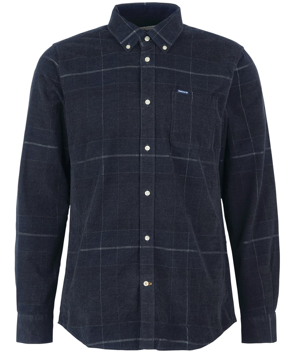 Men’s Barbour Blair Tailored Shirt - Black Slate