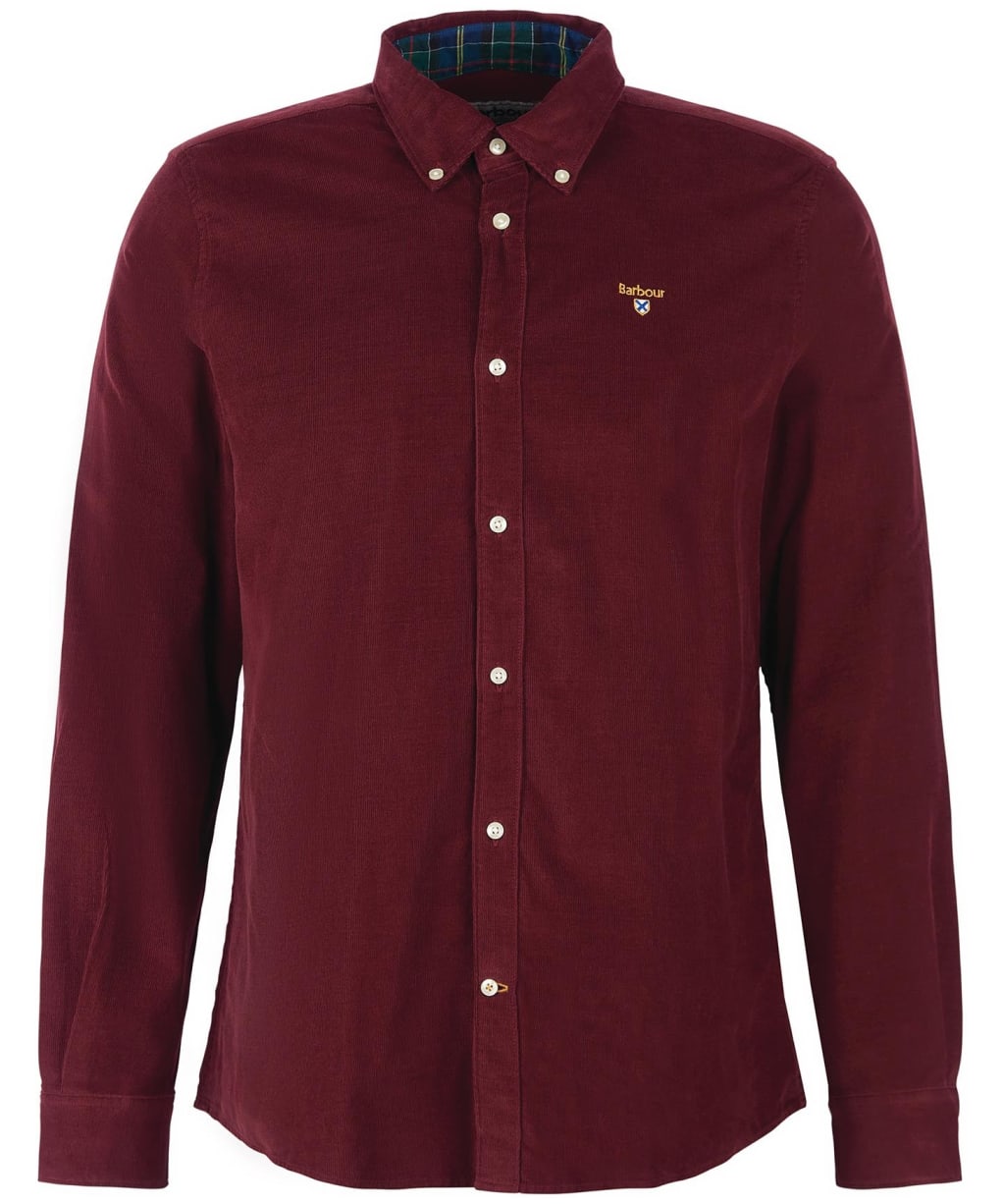Men's Barbour Yaleside Tailored Shirt - Port