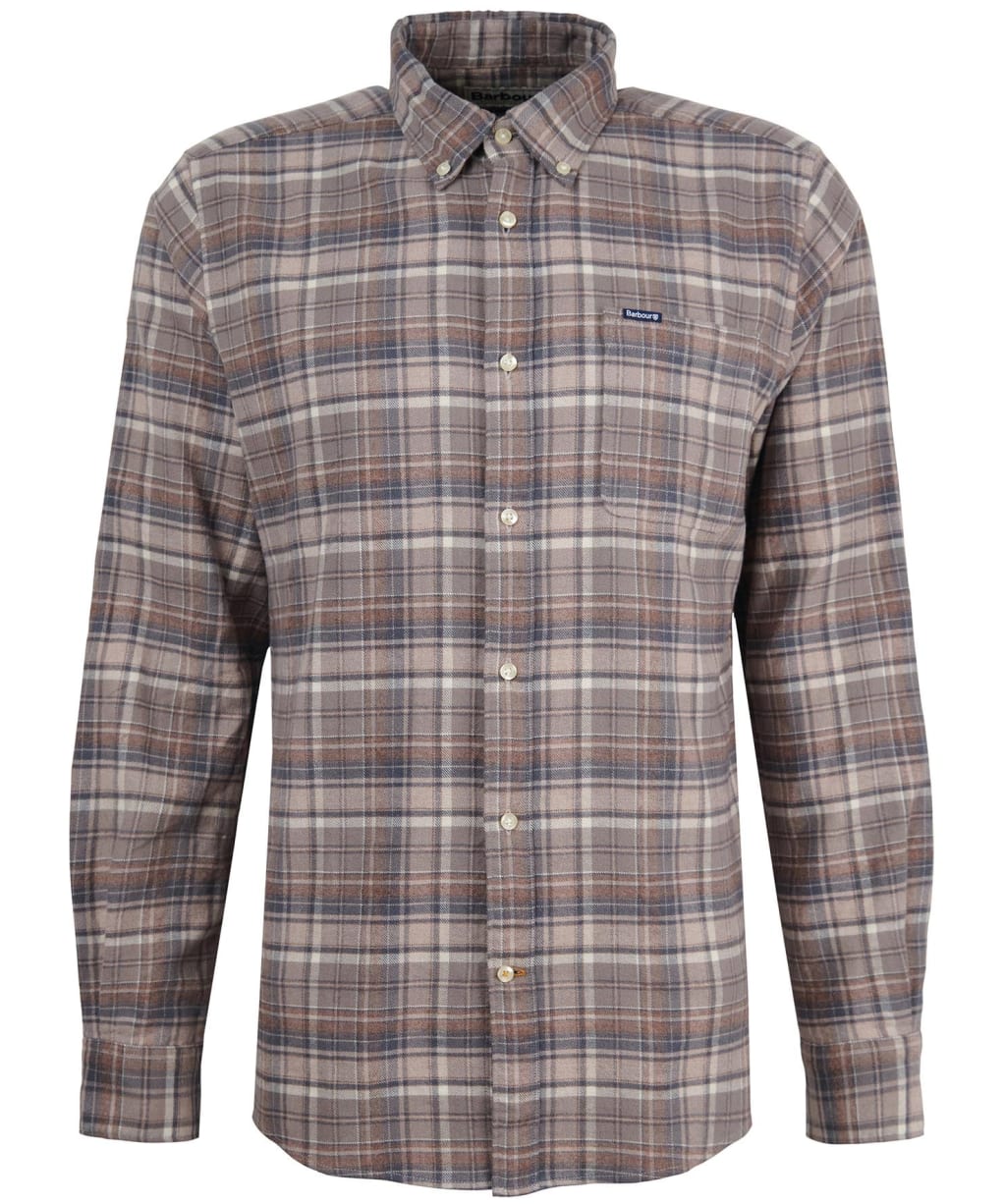 Men's Barbour Holystone Tailored Shirt - Stone Marl