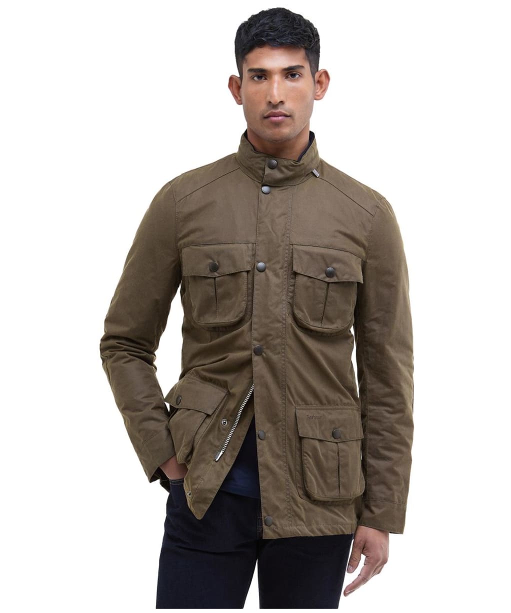 Men's Barbour Corbridge Waxed Jacket - Beech / Classic