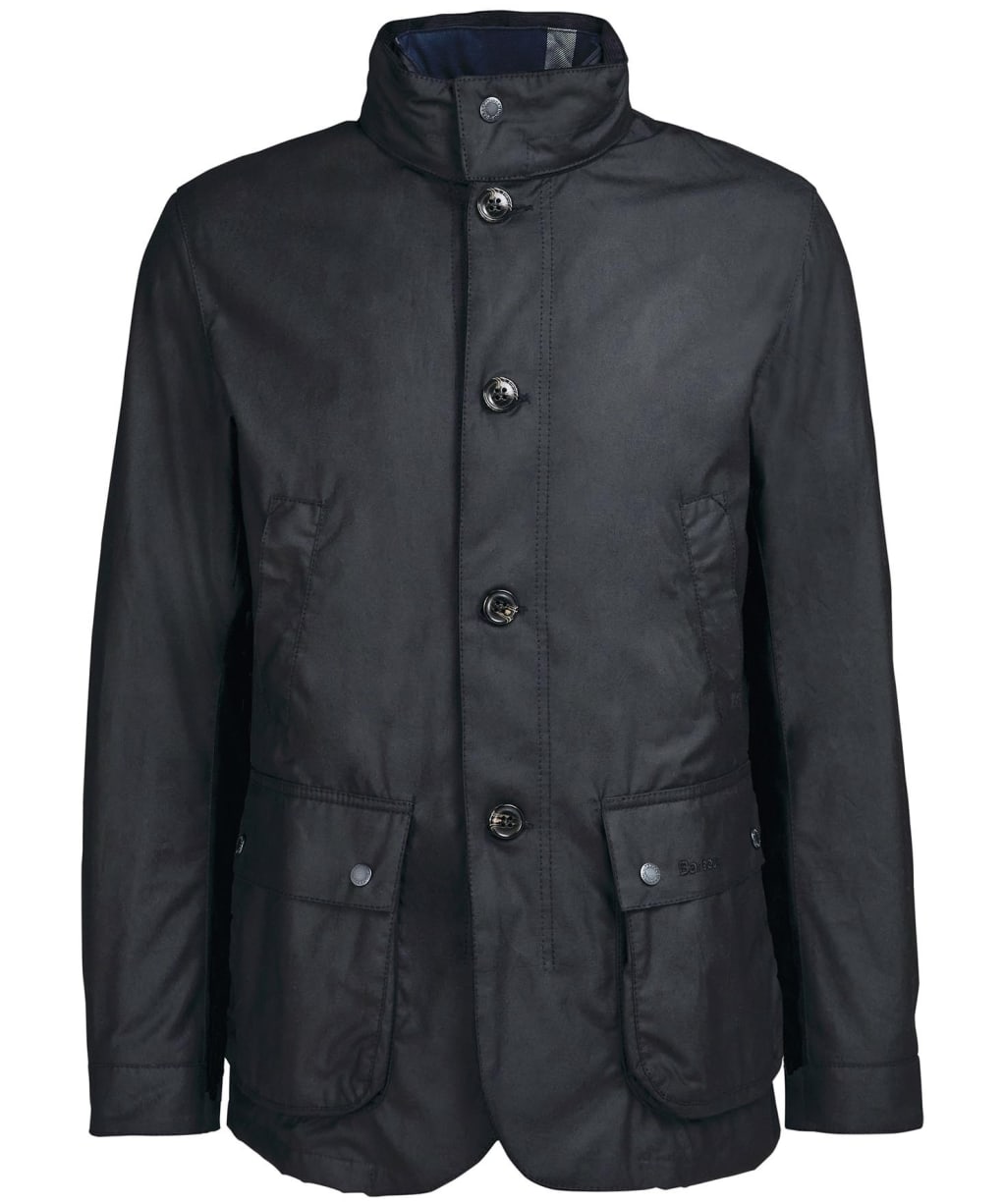 Men’s Barbour Century Wax Jacket - Black / Black Slate