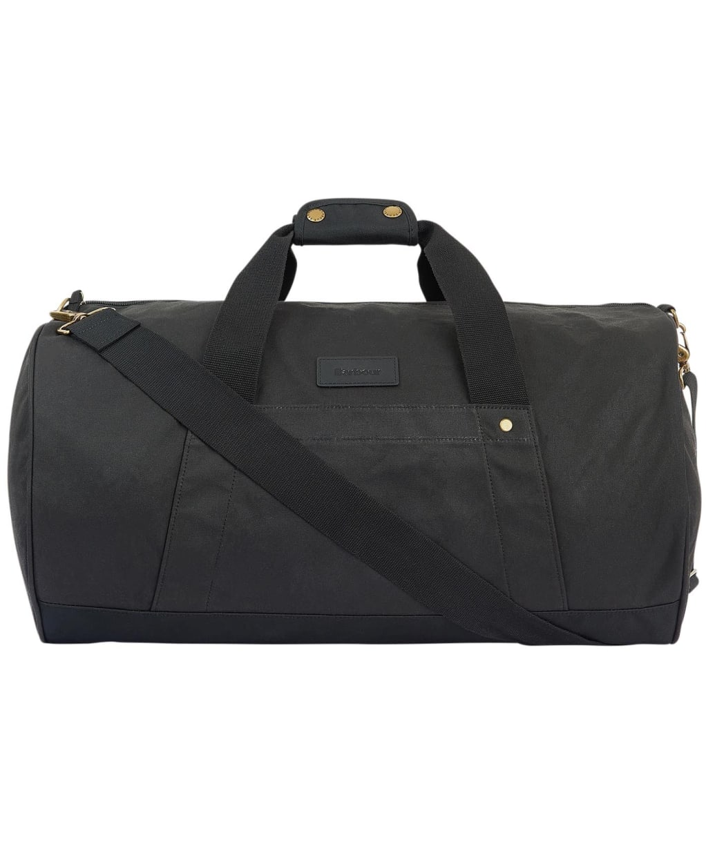 Barbour Explorer Wax Duffle Bag - Black