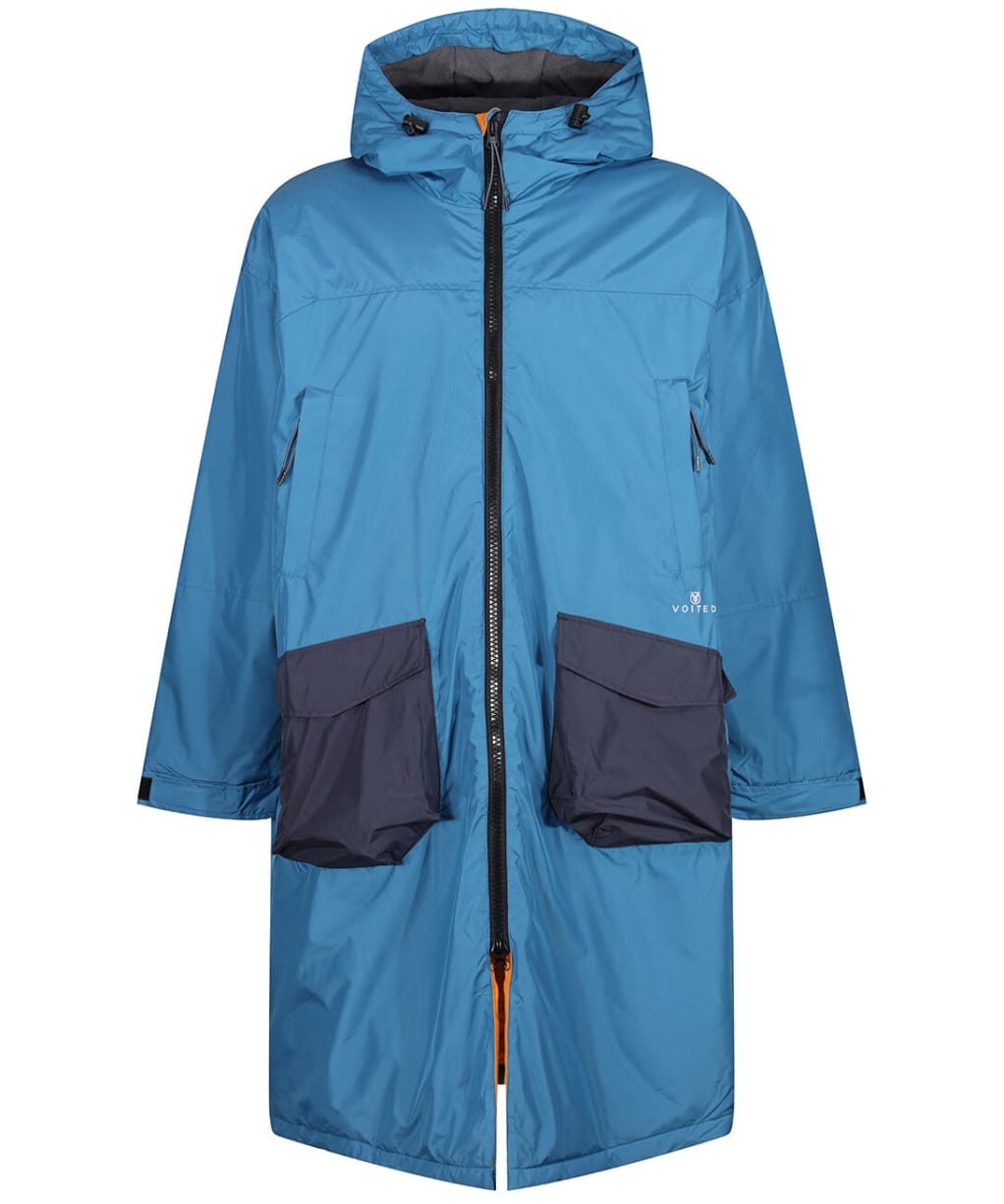 Voited Water Resistant Polar Fleece Changing Robe - Blue Steel