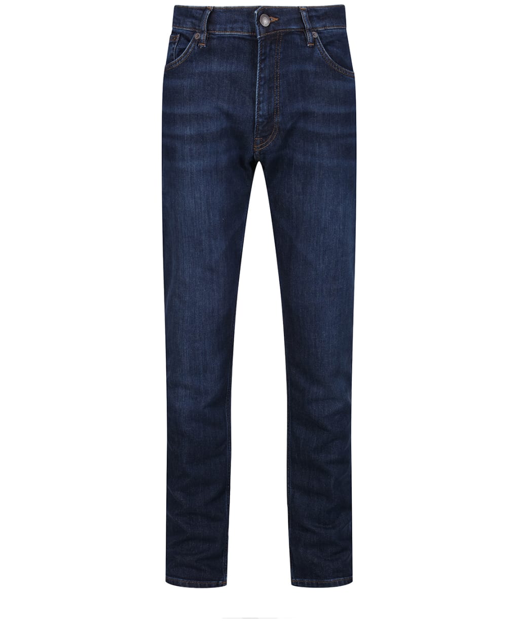 Men's Gant Slim Jeans - Dark Blue Worn In