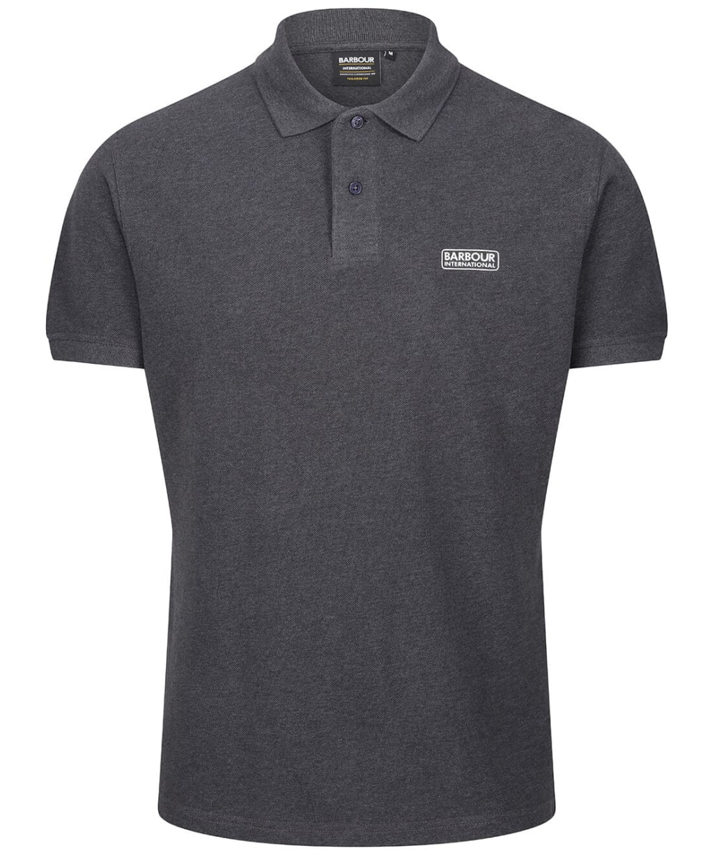 Men's Barbour International Essential Polo - Asphalt Marl