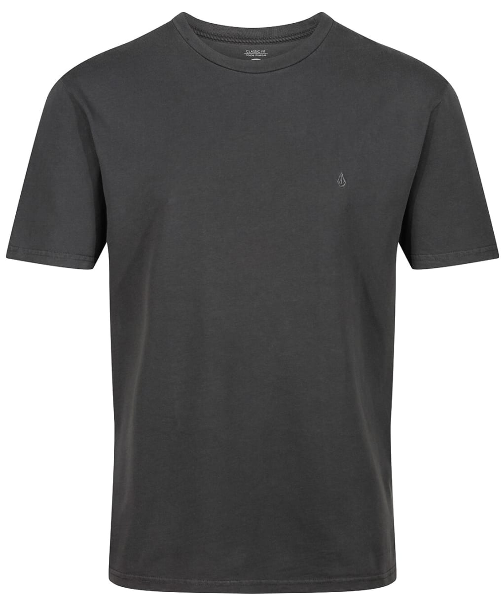 Men’s Volcom Solid Stone Short Sleeved T-Shirt - Black