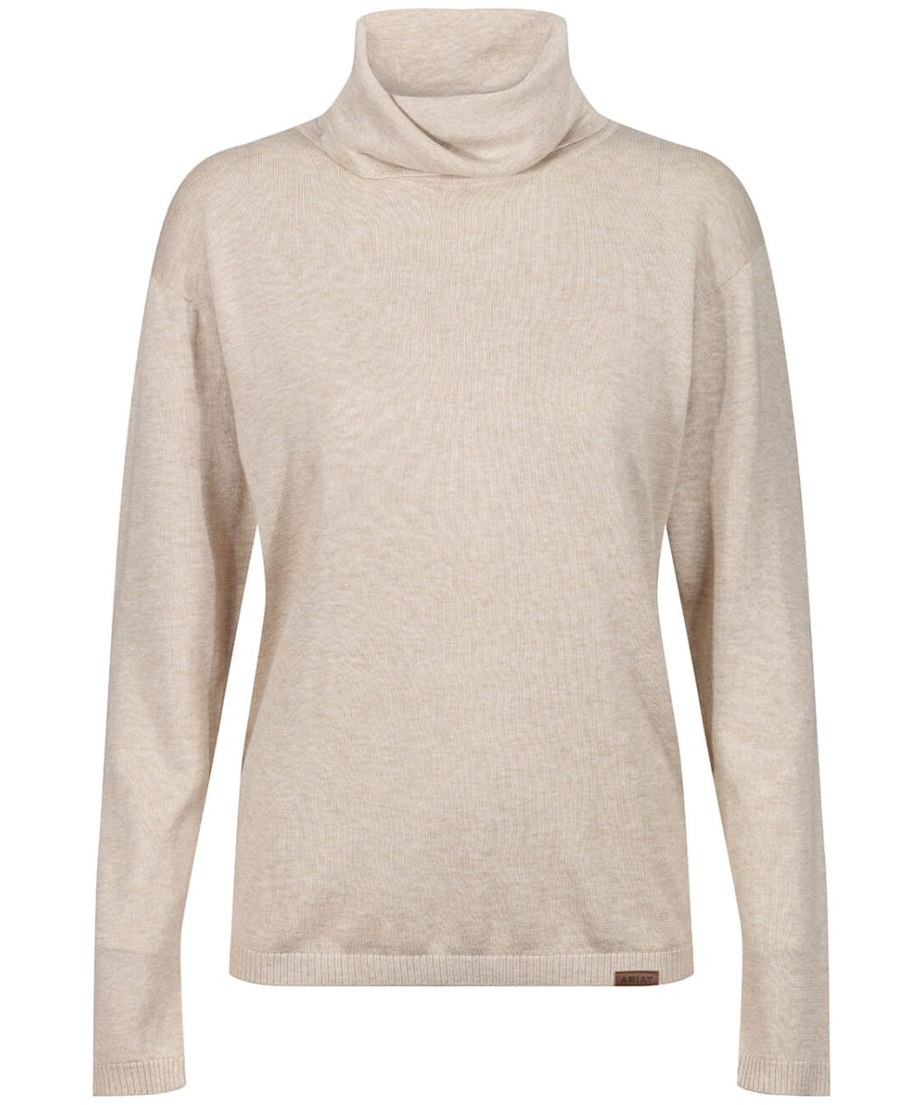 Women’s Ariat Lexi Cotton Blend Turtleneck Sweater - Oatmeal