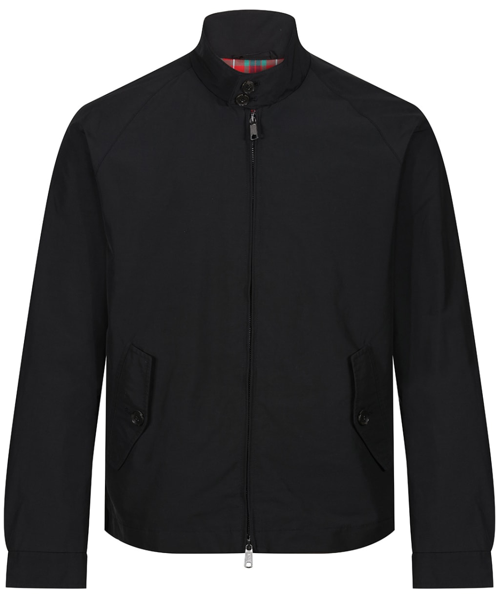 Men's Baracuta G4 Water Repellent Cloth Jacket - Black