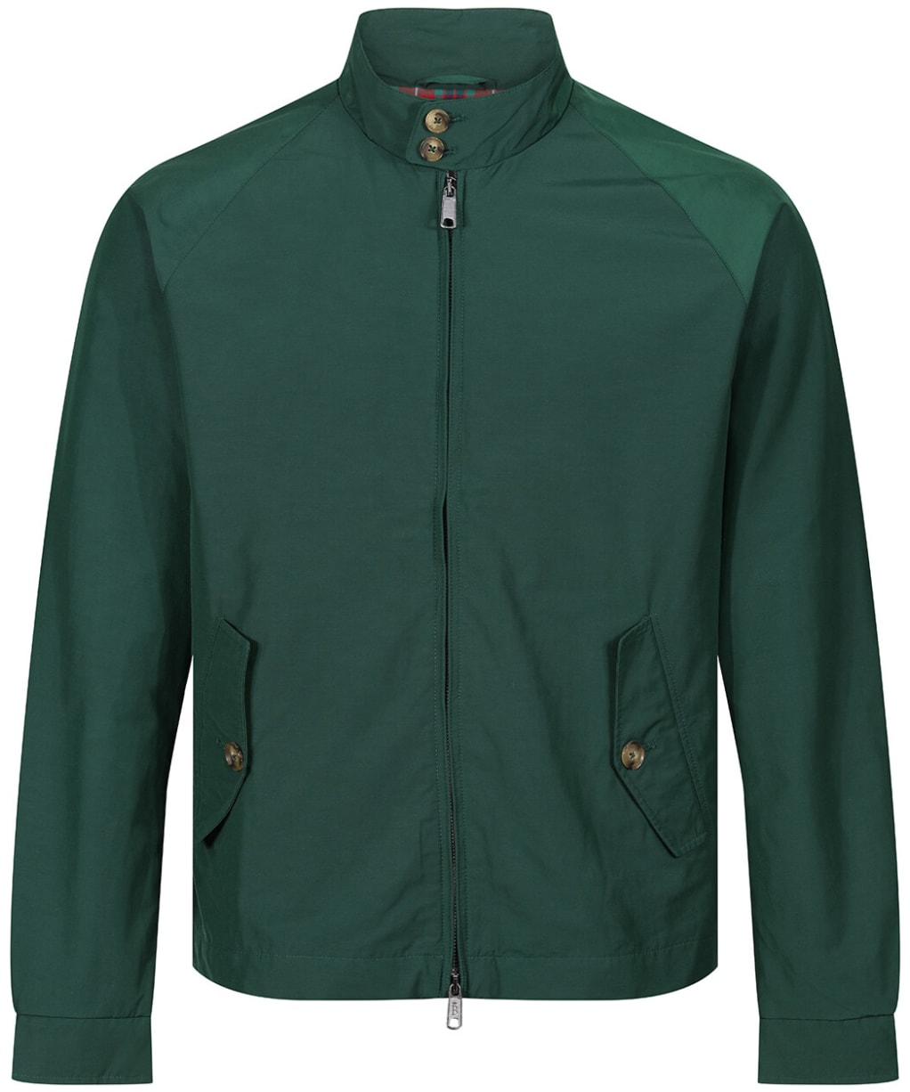 Men's Baracuta G4 Water Repellent Cloth Jacket - Racing Green