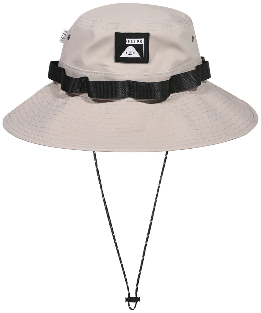 Men's Poler Wide Brimmed Lightweight Boonie Hat - Stone