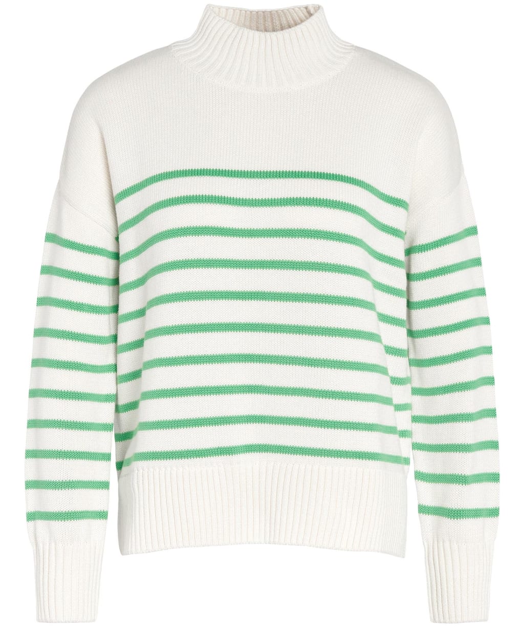 Women's Barbour Oakfield Knitted Jumper - Aran Stripe