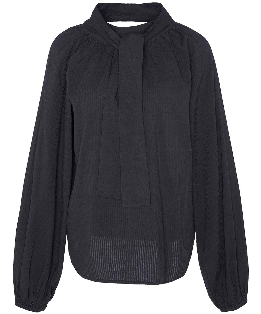 Women's Barbour Alberta Seersucker Shirt - Black
