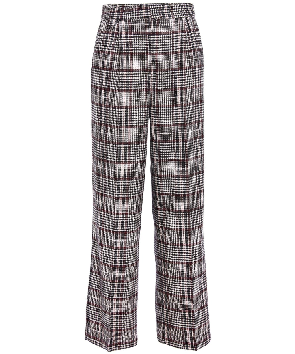 Women's Barbour Adela Trousers - Sepia Tartan