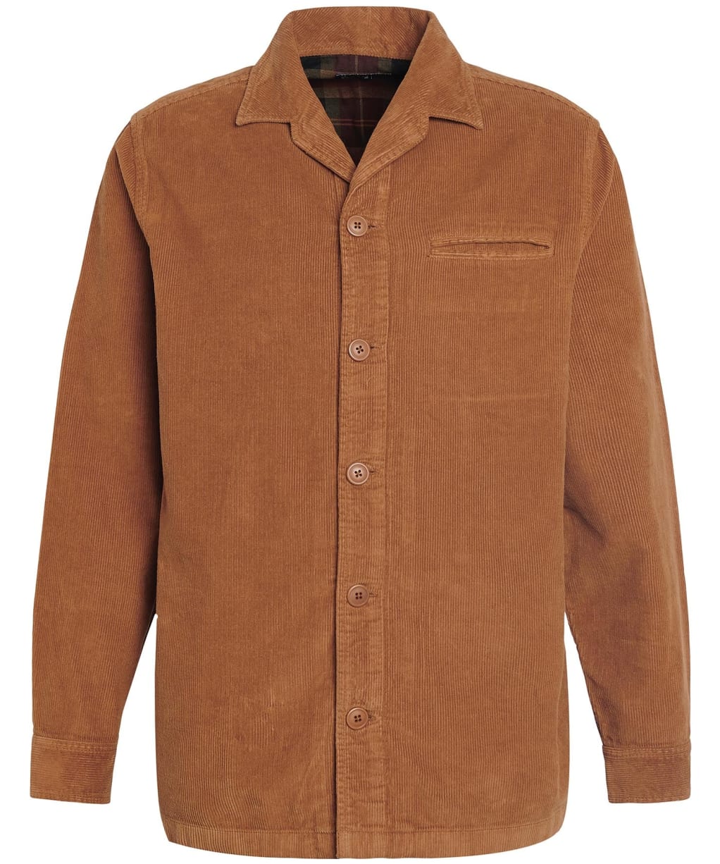 Men's Barbour Casswell Overshirt - Cinnamon