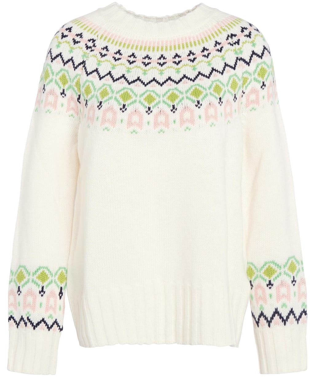 Women's Barbour Melville Knitted Jumper - Aran Tropical