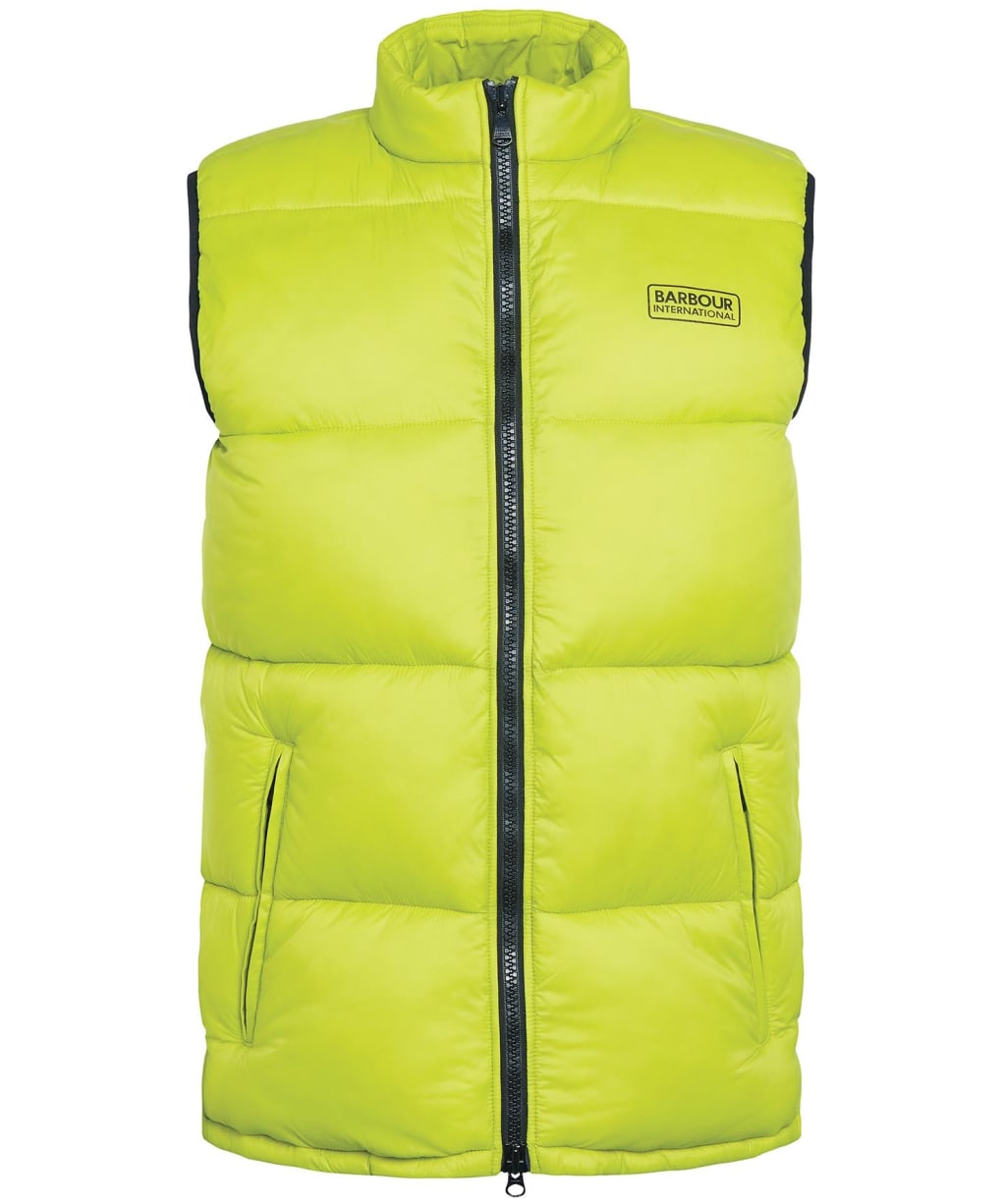 Men's Barbour International Cargen Gilet - Cyberlime