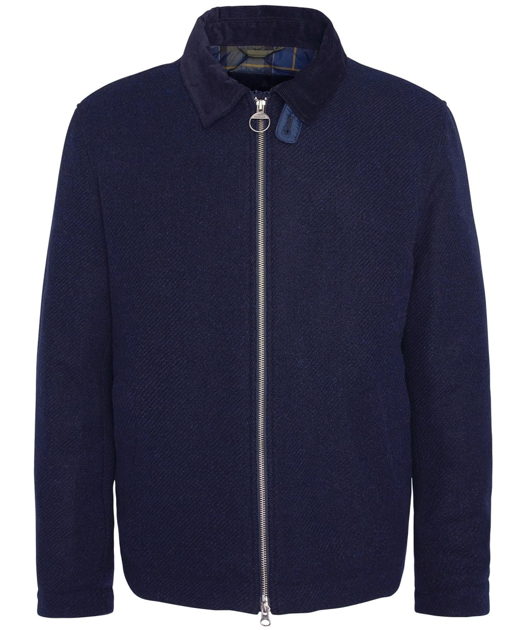 Men's Barbour Foulton Wool Jacket - Navy