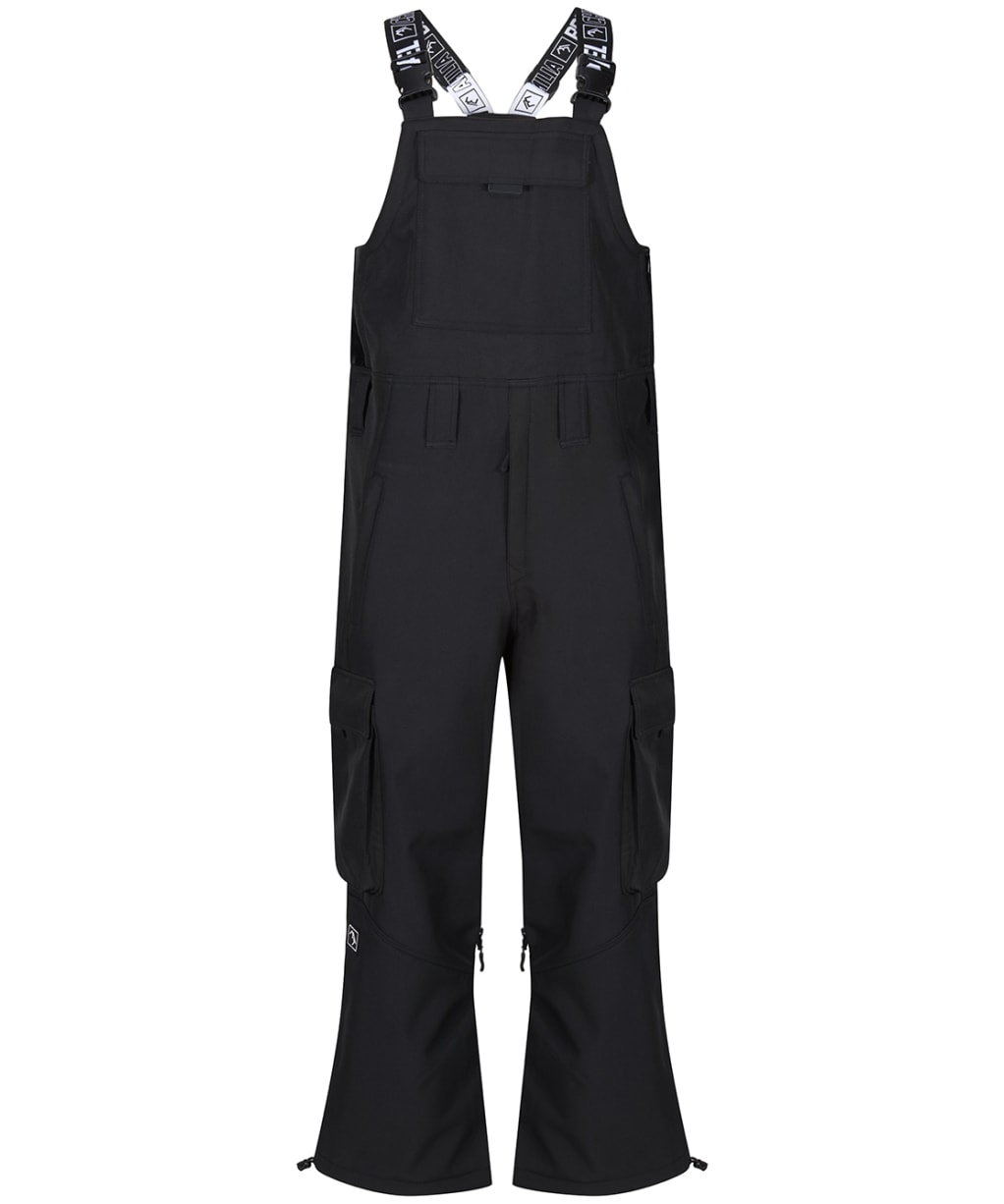 Brethren Apparel Access Waterproof Breathable Snow Sports Bib Pants - Black