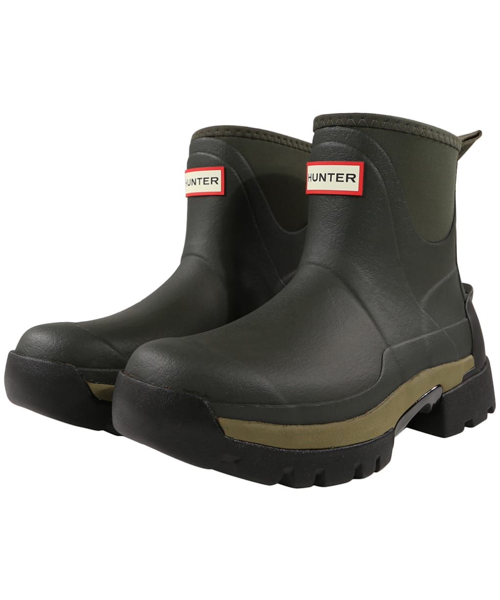 Women's Hunter Balmoral Chelsea Neoprene Hybrid Boot - Dark Olive