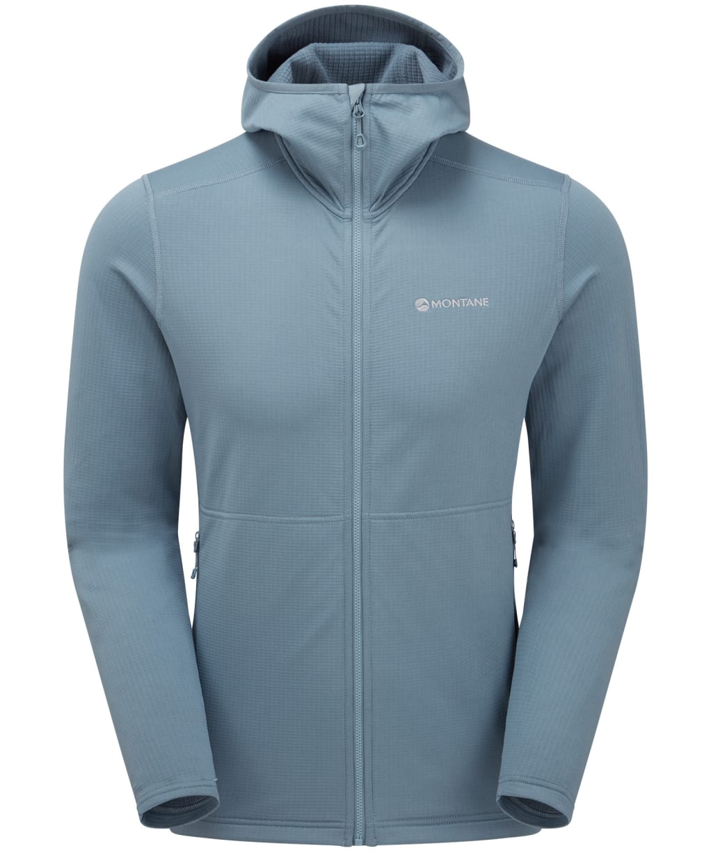 Men's Montane Protium Hooded Fleece Jacket - Stone Blue